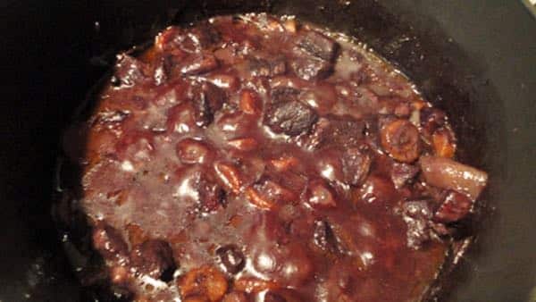 le civet de canard au vin de cahors et au sirop de liège