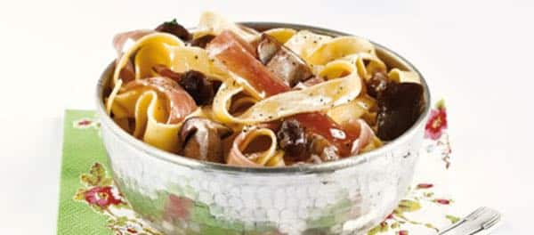 tagliatelles au jambon de parme