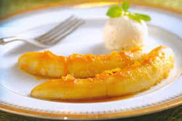bananes flambées : recette antillaise