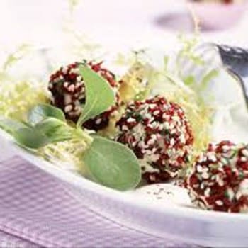 Boulettes de fromage de chèvre au paprika