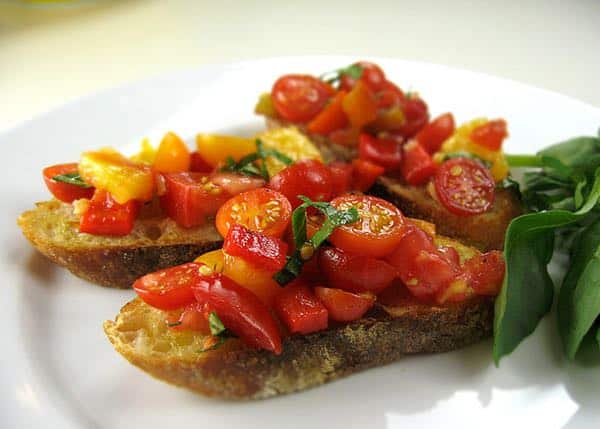 bruschettas à l'ail