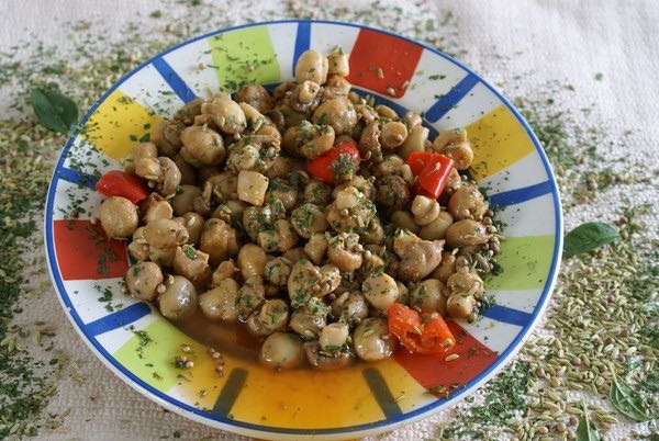 champignons marinade provençale