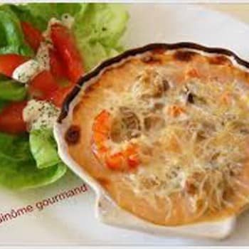 coquilles au crabe