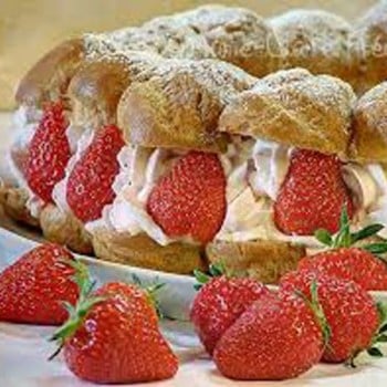 Couronne aux fraises – dessert italien