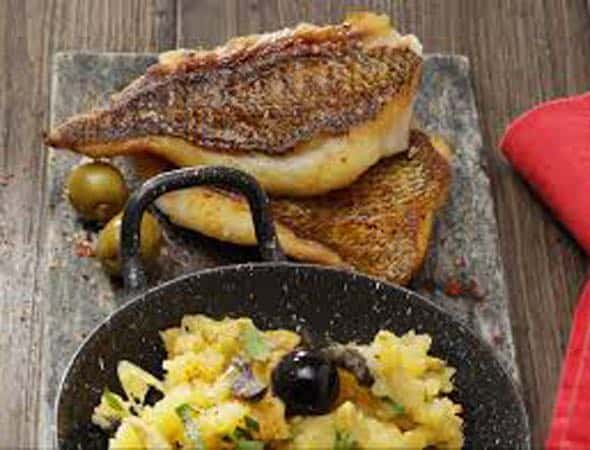 filets de daurade mariné