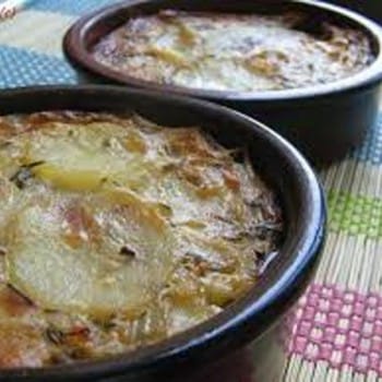 Gratinée au roquefort (soupe aux oignons)