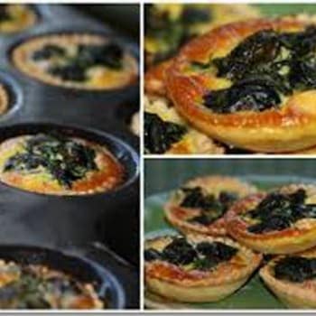 Les mini quiches aux escargots c’est top !