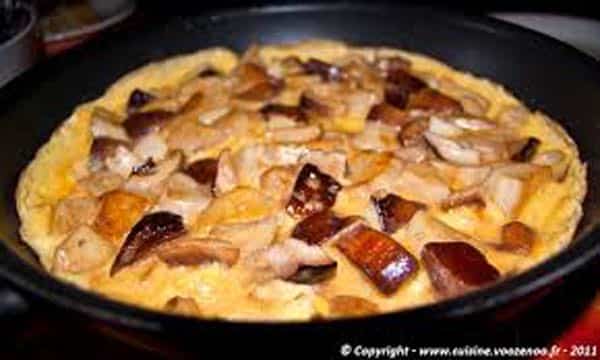 omelette au saint-nectaire