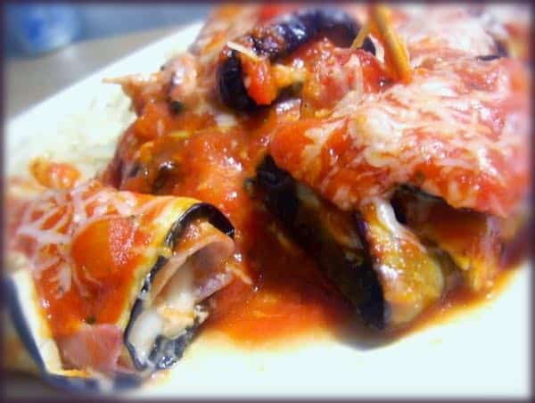 les paupiettes aux aubergines