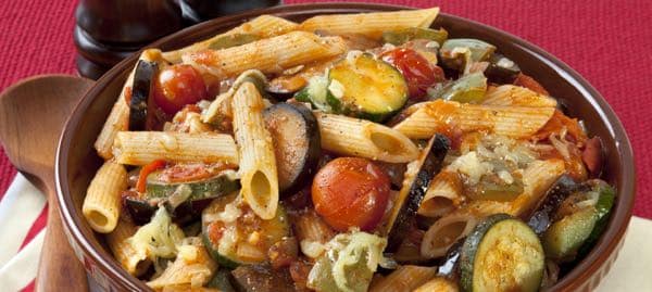 pennes aux aubergines et aux cepes recette