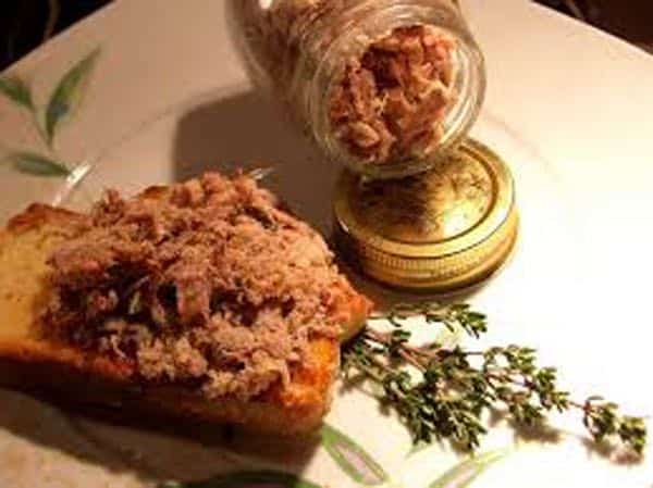 rillettes de porc du mans: recette de la loire