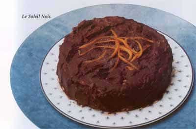 soleil noir, gateau au chocolat belge