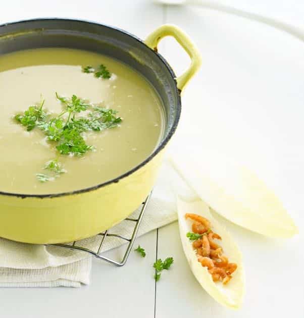 potage au chicon : la soupe exquise de bruxelles