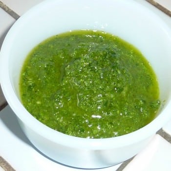 Sauce verte: recette facile