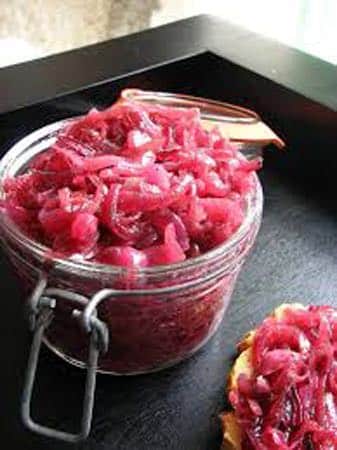 confiture d'oignons rouges facile