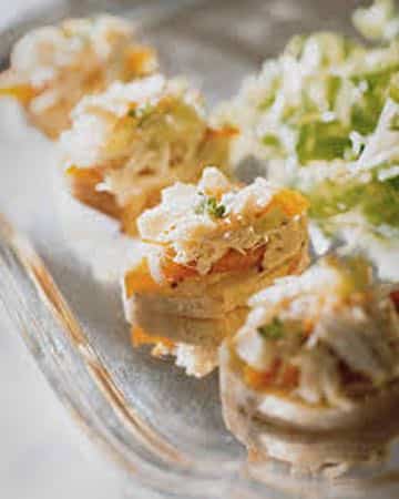 canape au crabe