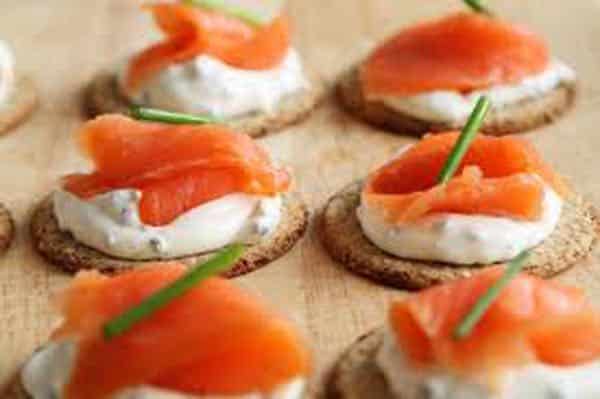 canape au saumon fume