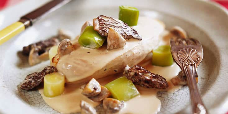 poularde à la crème
