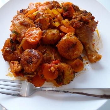 poulet dg recette