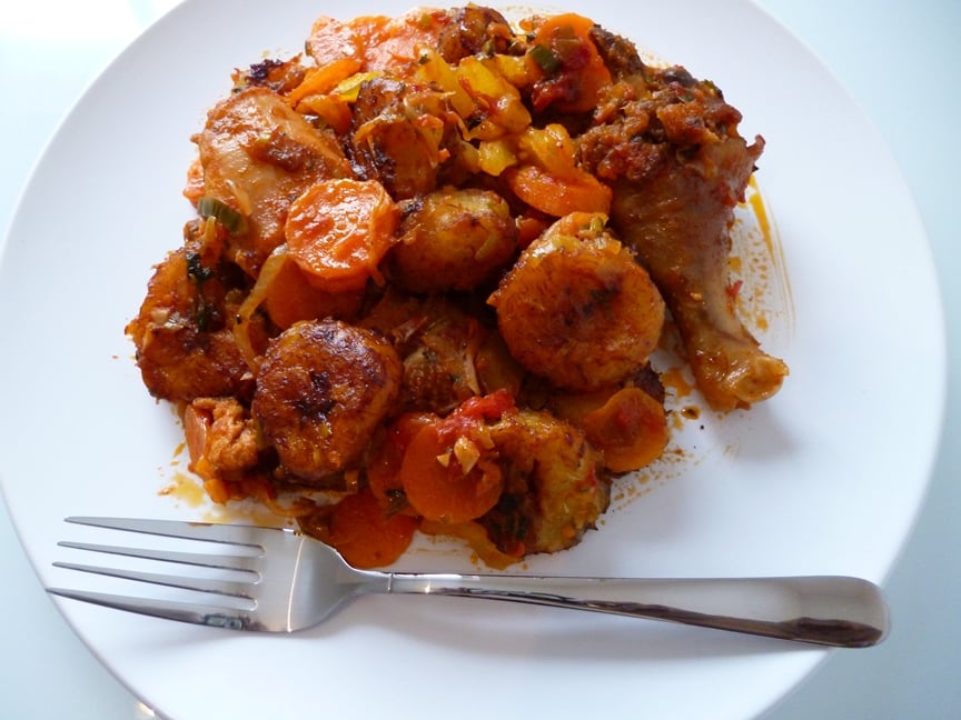 poulet dg recette