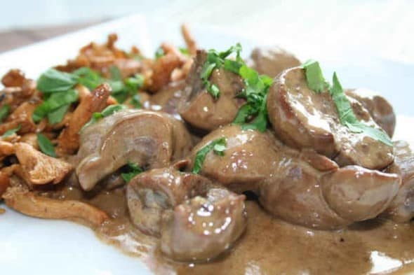 Rognon de veau aux champignons : Vraie recette