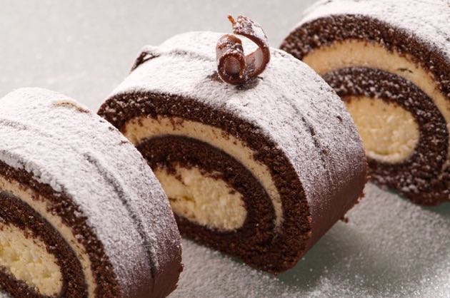 bûche aux marrons