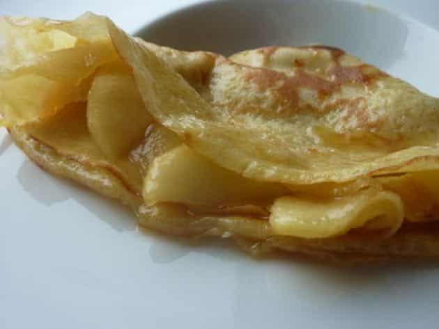 crèpes aux pommes
