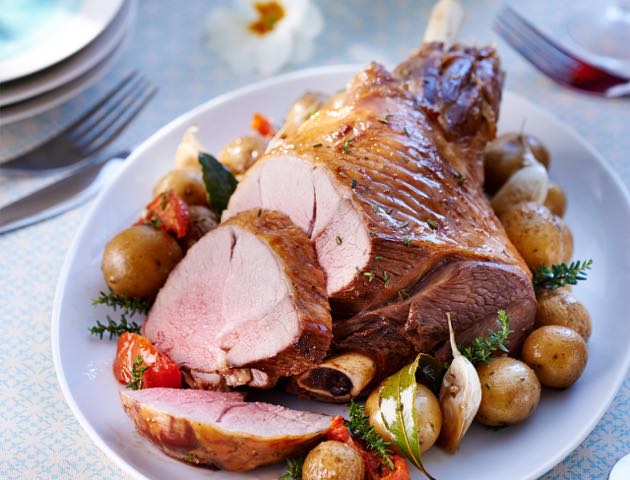gigotin d’agneau de lait au miel et piments d’espelette