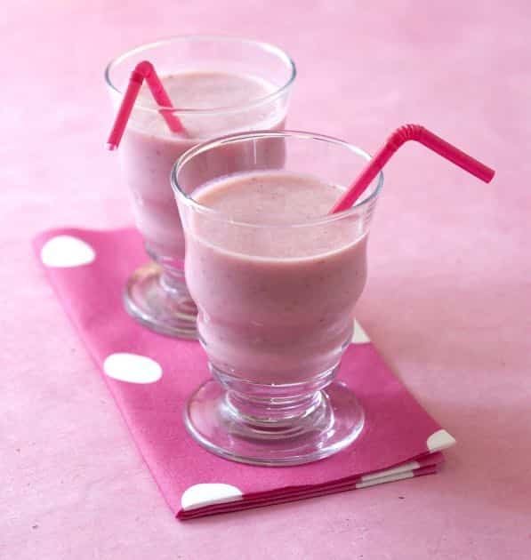 milk shake aux fraises