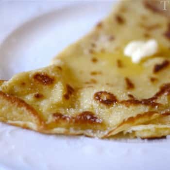 crêpes au sucre