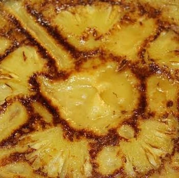 Crêpes Georgette, fine crêpes aux ananas