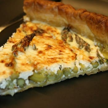 tarte aux asperges