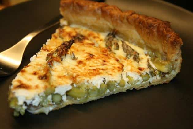 tarte aux asperges
