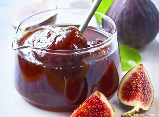 confiture de figues au thym