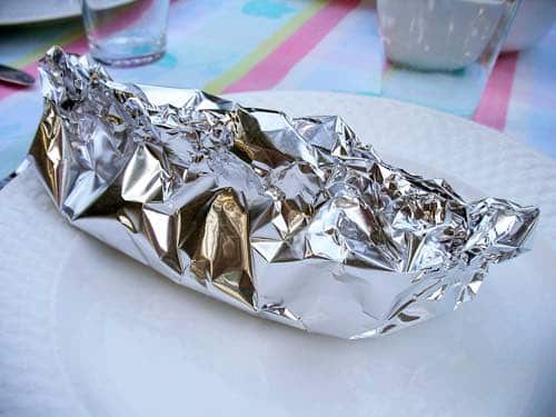 daurade aux fruits de mer en papillote