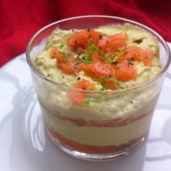 Mousse d’asperge au saumon fumé