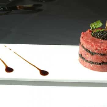 tartare de boeuf au caviar