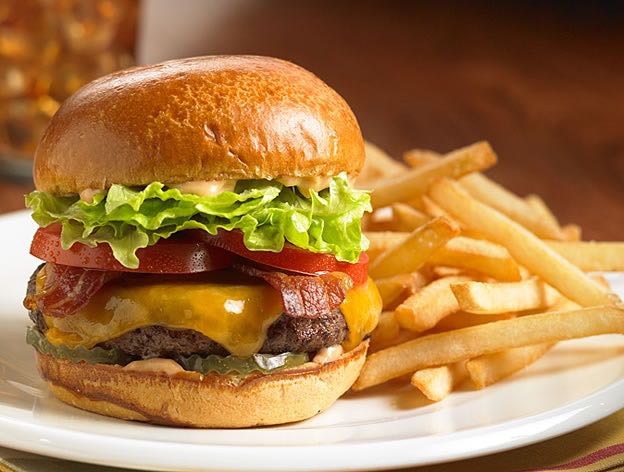 burger au bacon