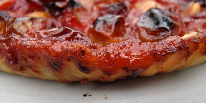 tarte aux prunes rouges