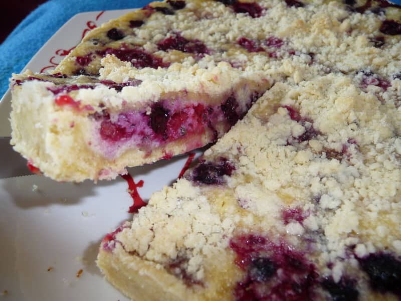 Tarte amandine aux fruits rouges