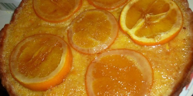 tarte à l'orange