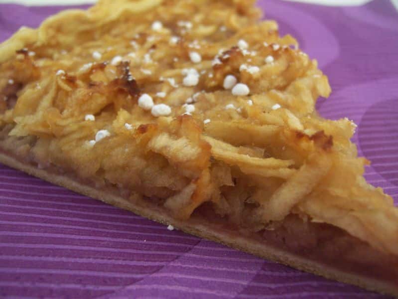 Tarte aux poires râpées