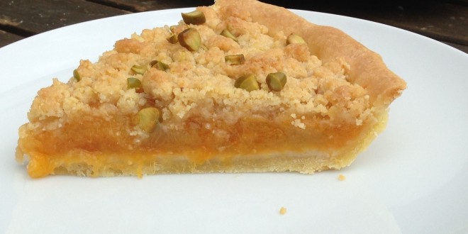 tarte crumble aux abricots