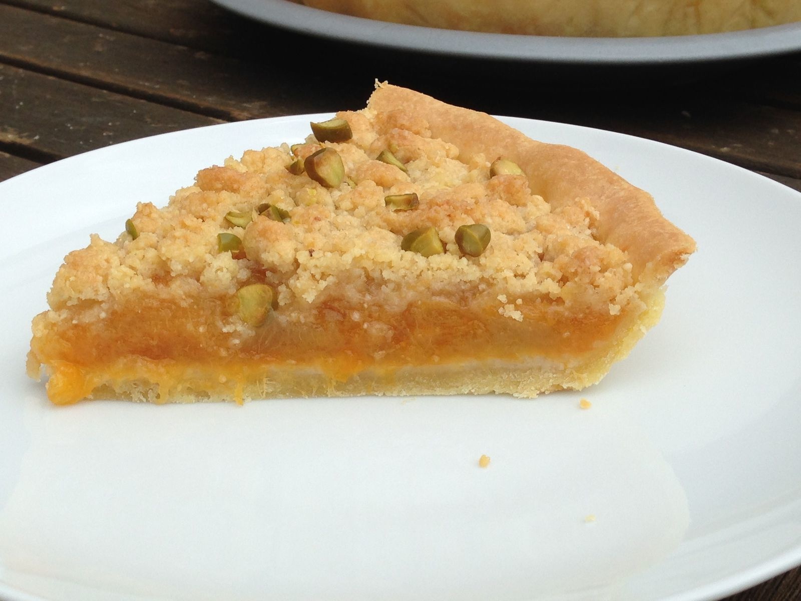 Tarte crumble aux abricots