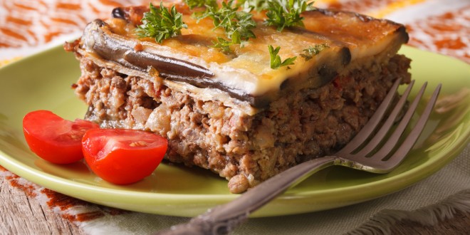 gratin d'aubergines à la viande hachée