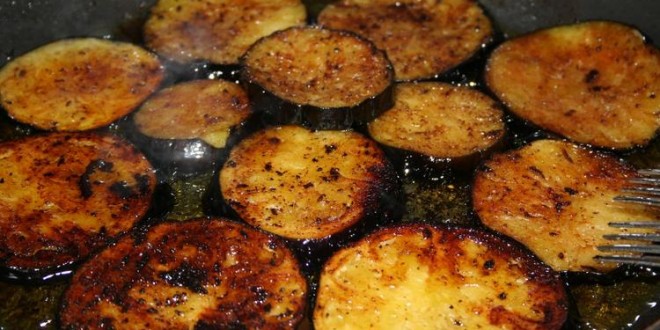aubergines grillées