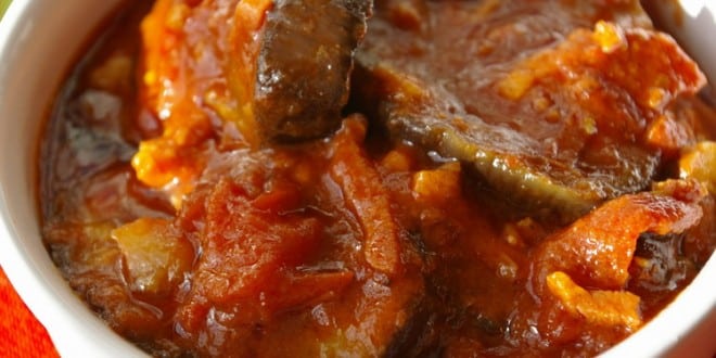 sauce d'aubergine