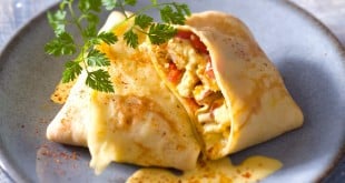 wrap de poulet au curry