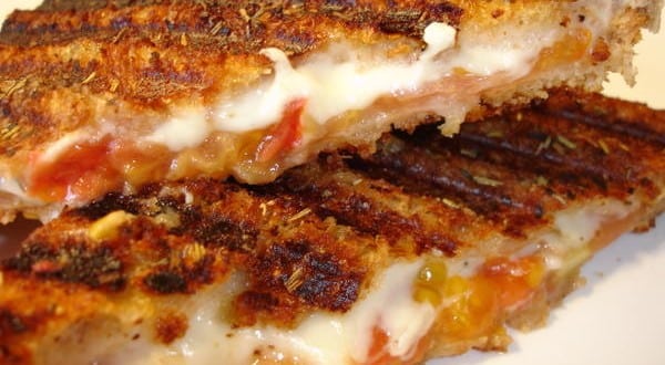 croque à la mozzarella