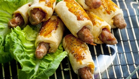 Wrap de saucisses